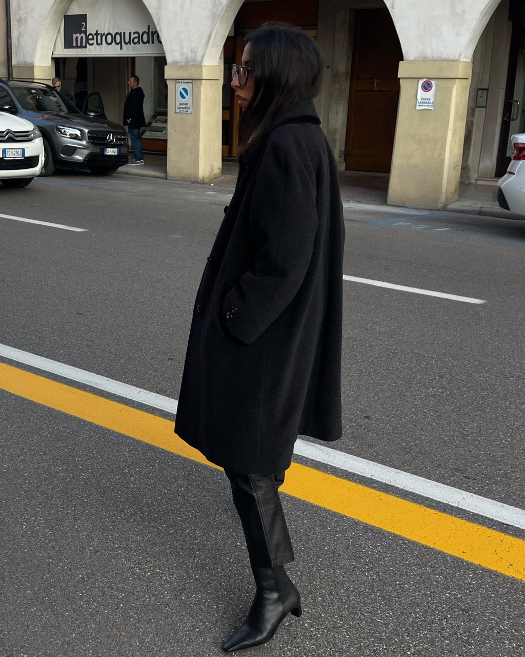 Grey coat