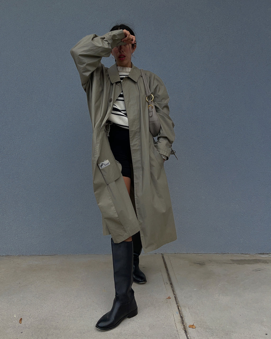 Trench sfoderato*