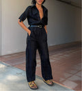 Alysi linen boilersuit