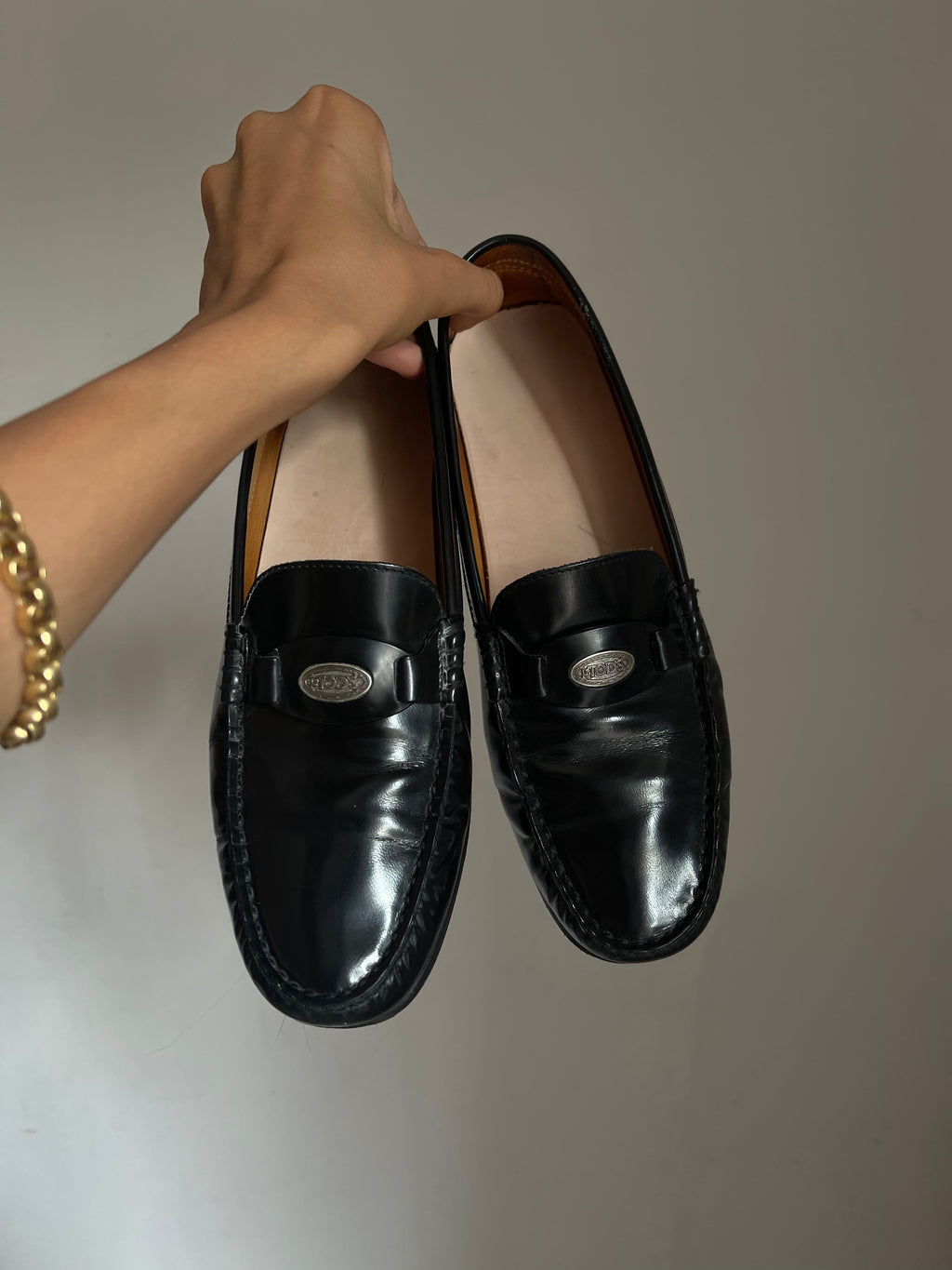 Mocassino logo  tod’s 38 ,5