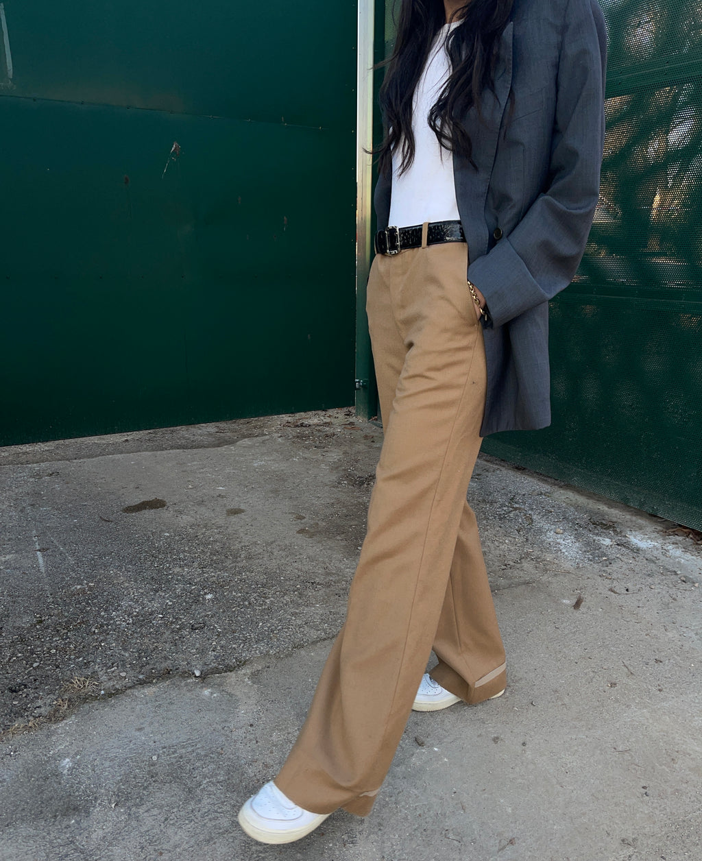 Pantalone cammello uomo