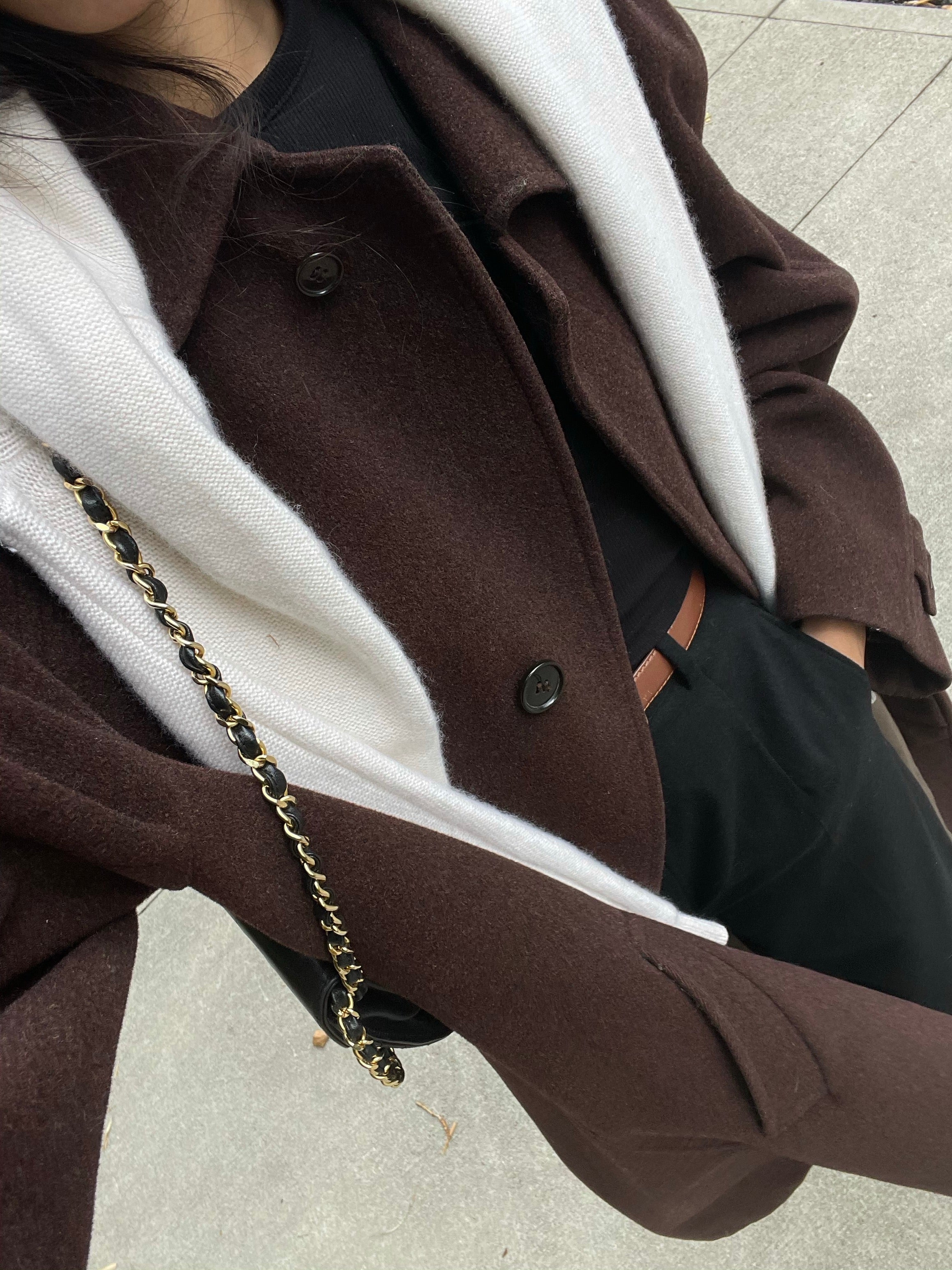 Brown chocolate coat