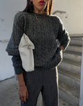 Grey wool jumper