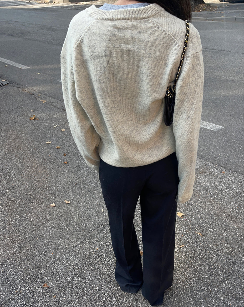 100 labswool melange jumper