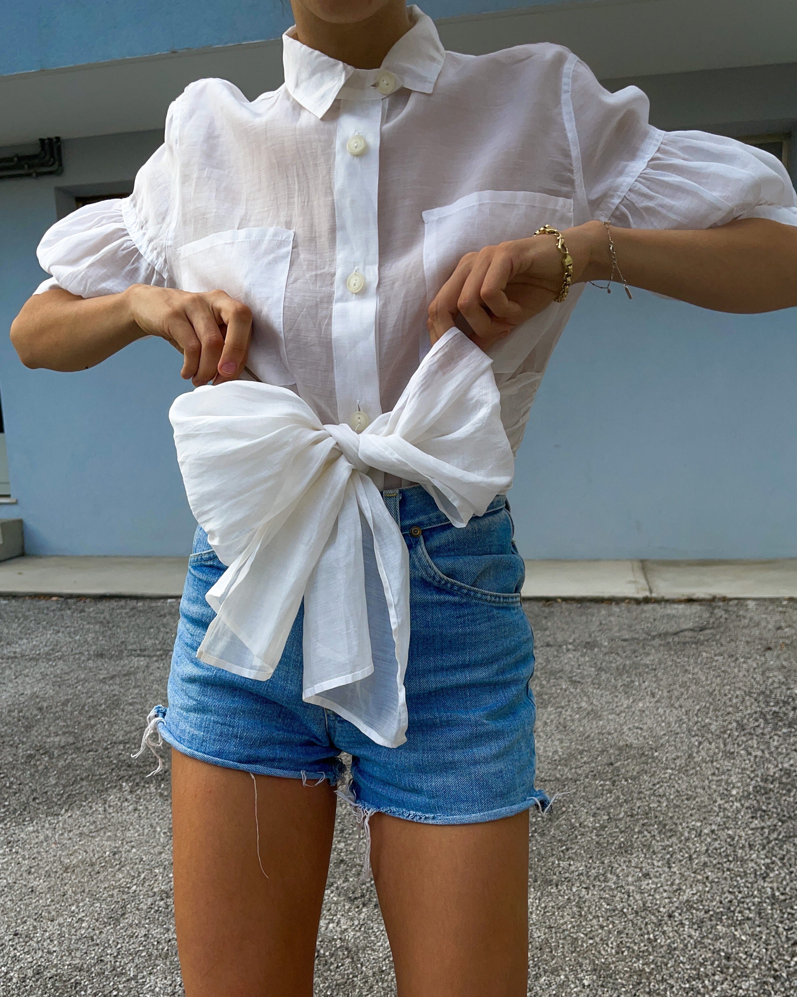 Camicia fiocco