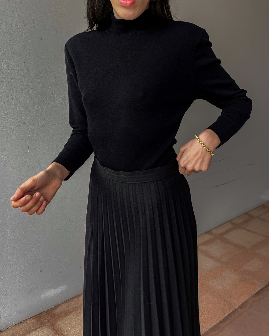 Balck merino jumper