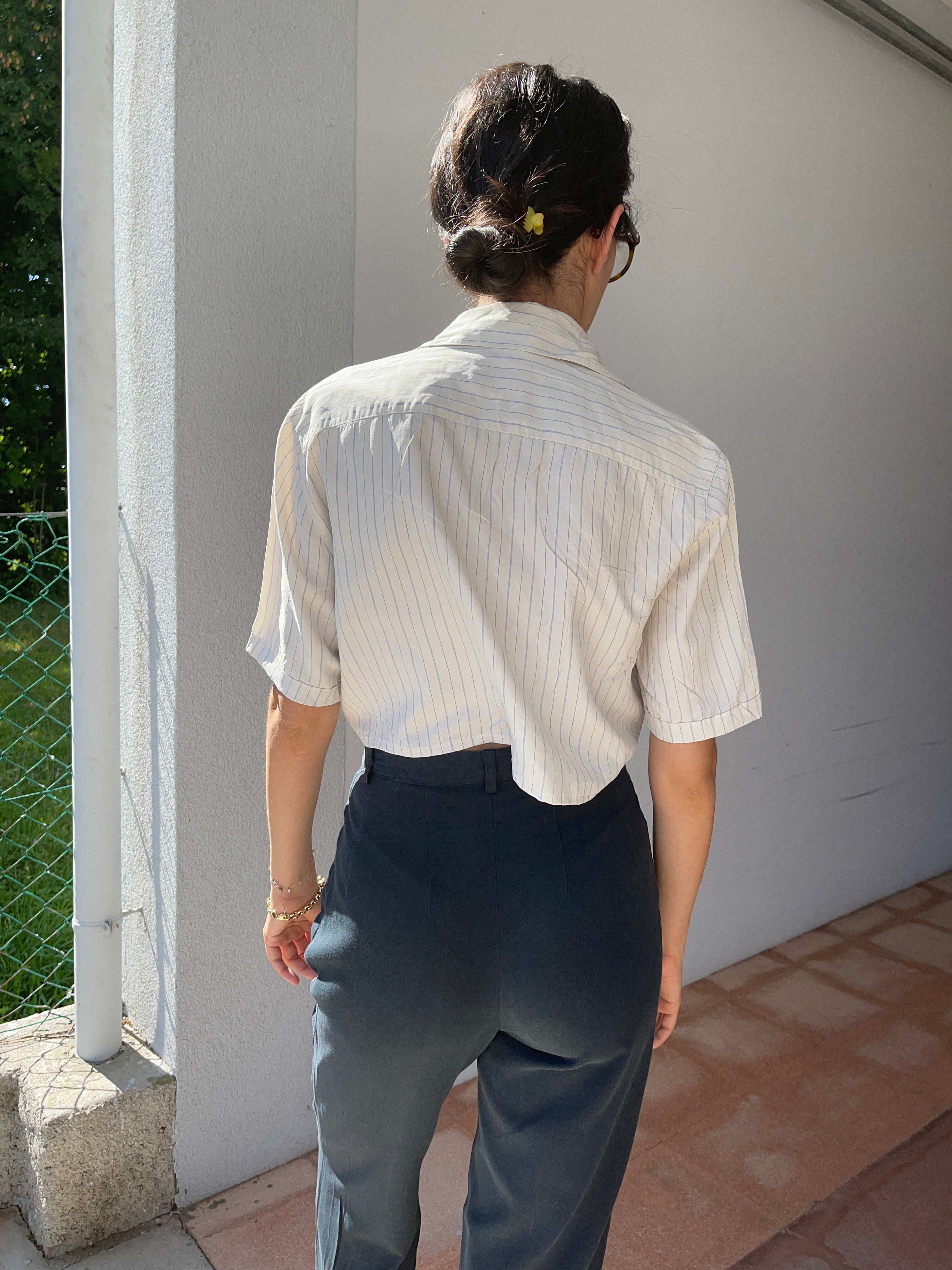 100 silk re worked shirt