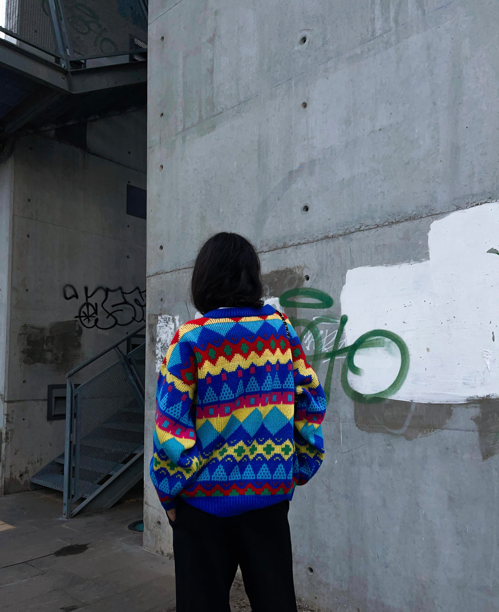 Colourful jumper