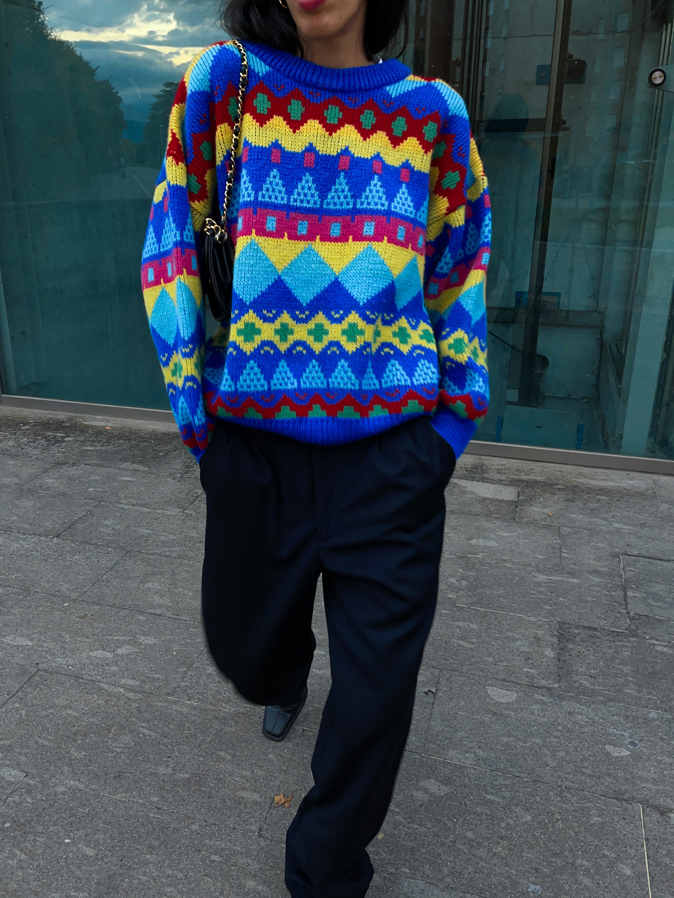 Colourful jumper