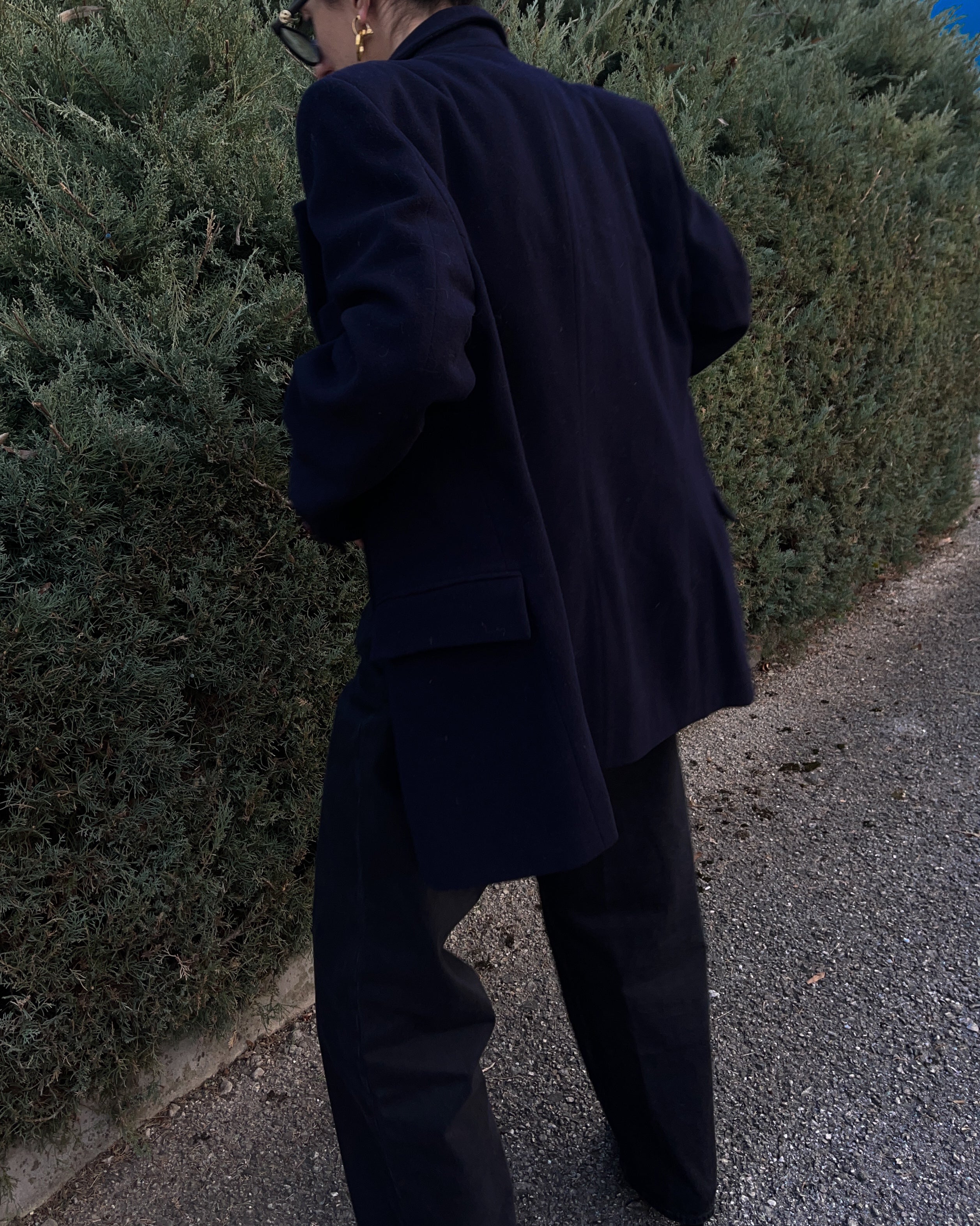 Blazer oversize blue