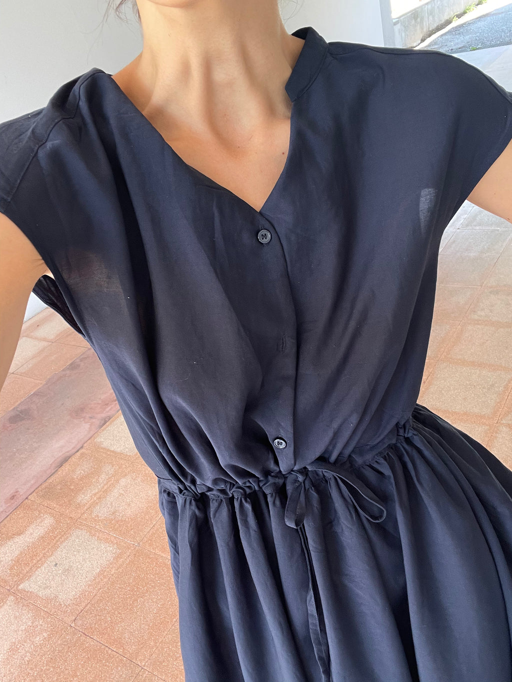 Blue dress