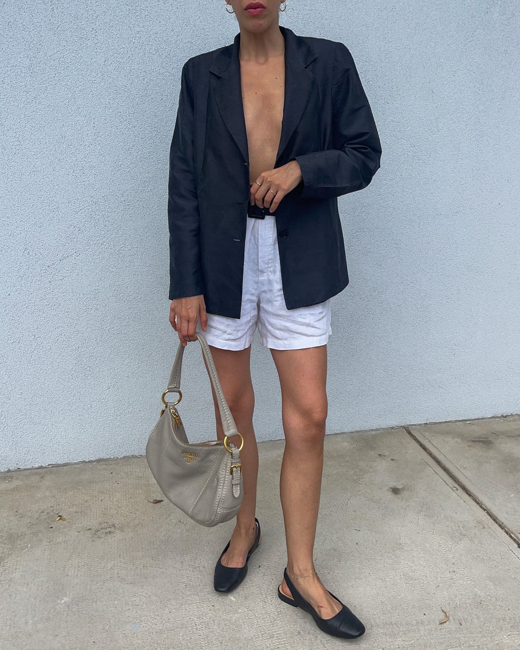 Silk blazer