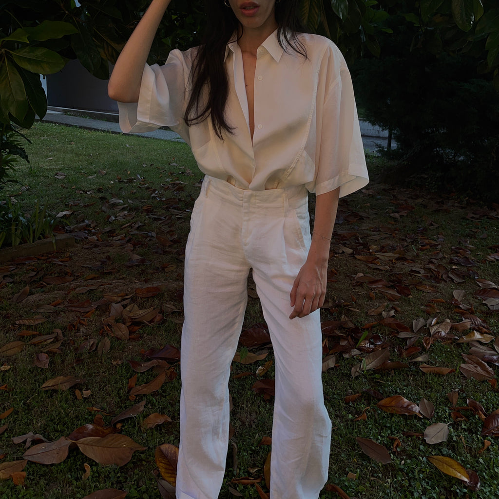 100% silk shirt