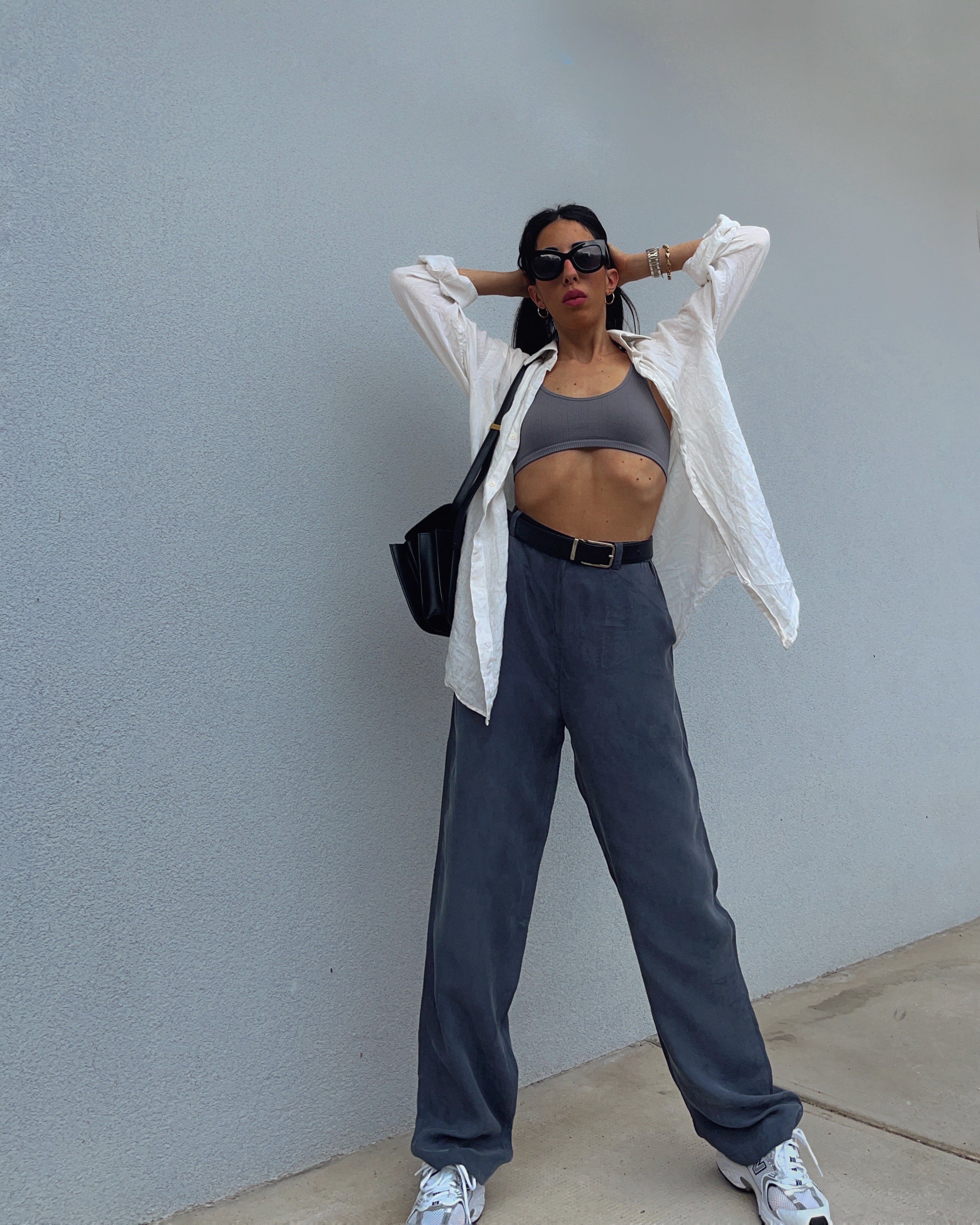 CUPRO TROUSERS