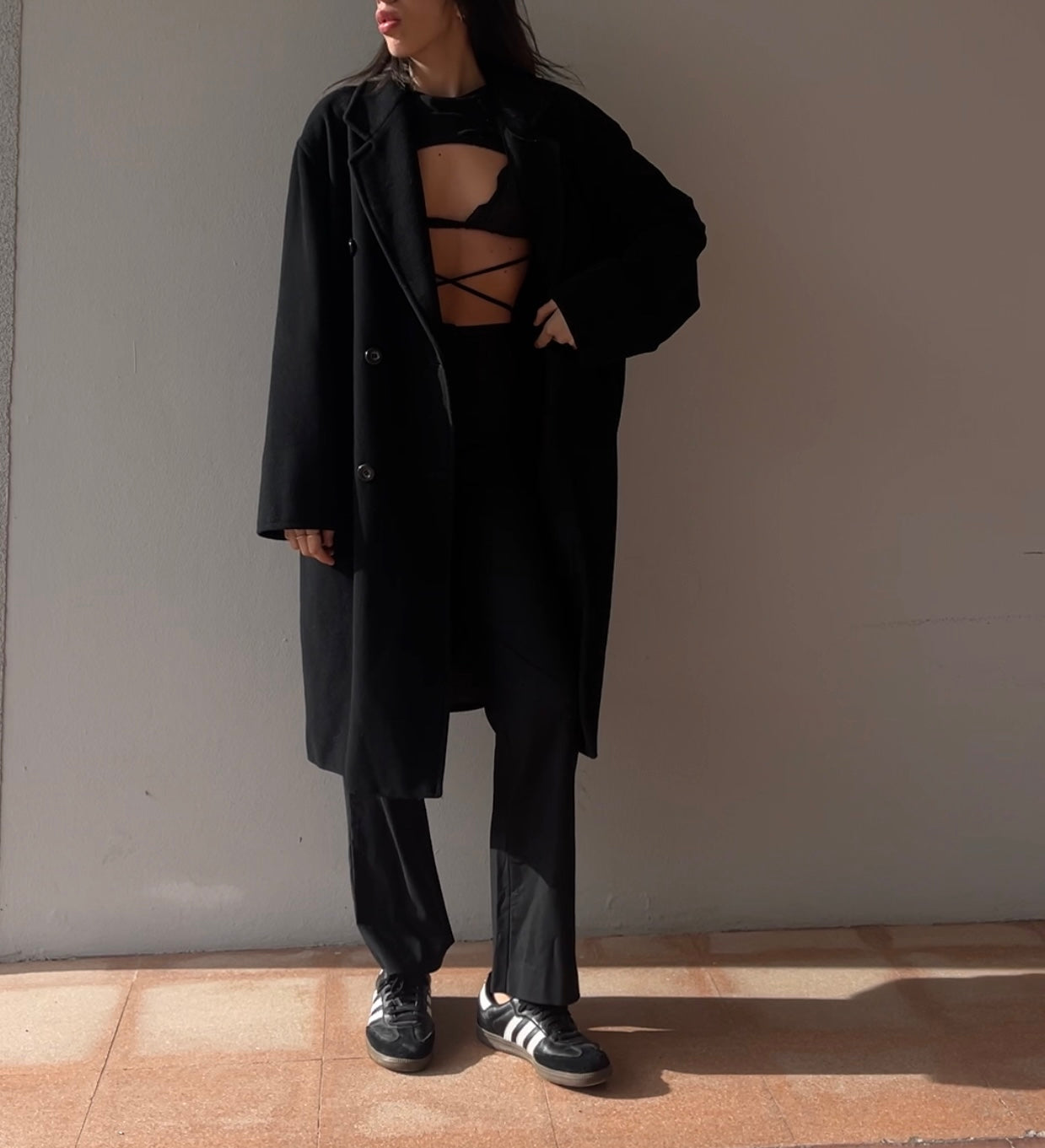 Max & co black coat