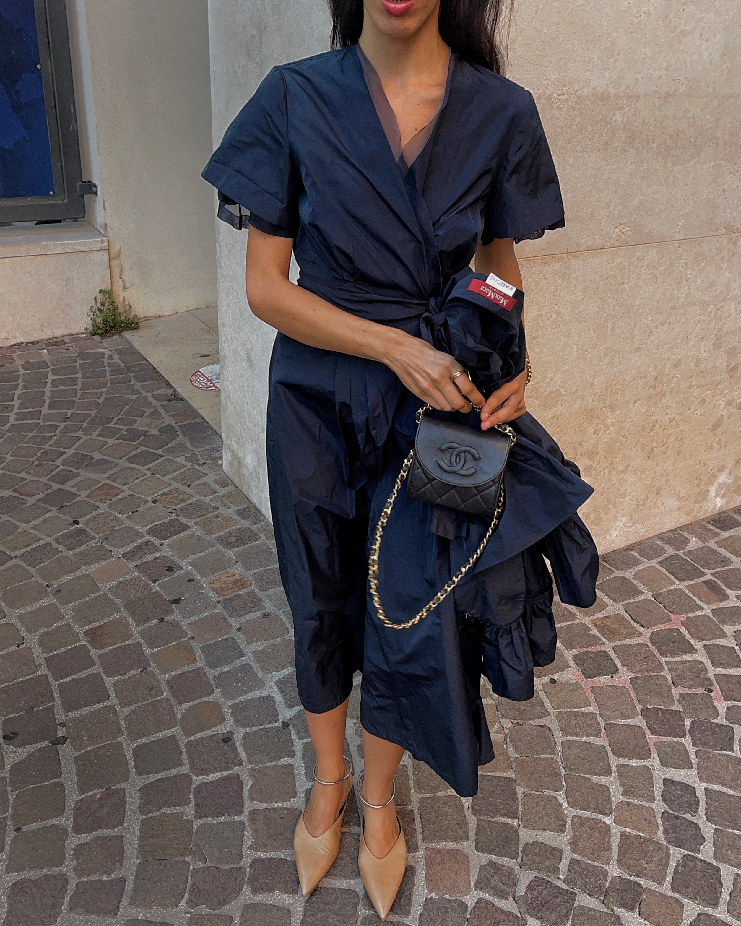 Max Mara studio blue dreamy dress