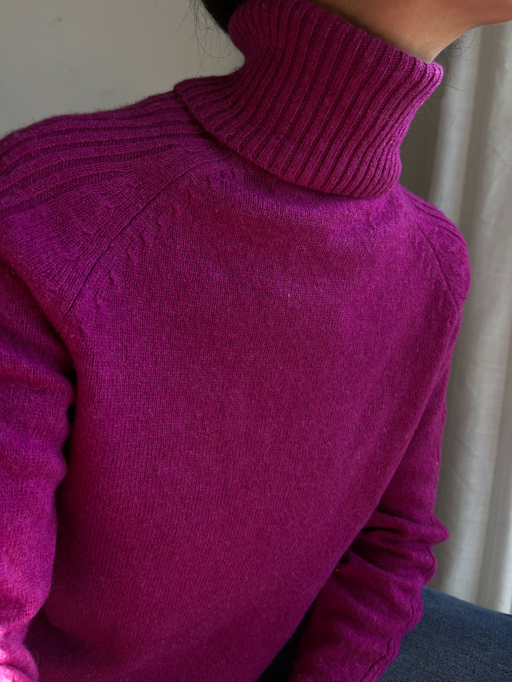 Magenta pullover