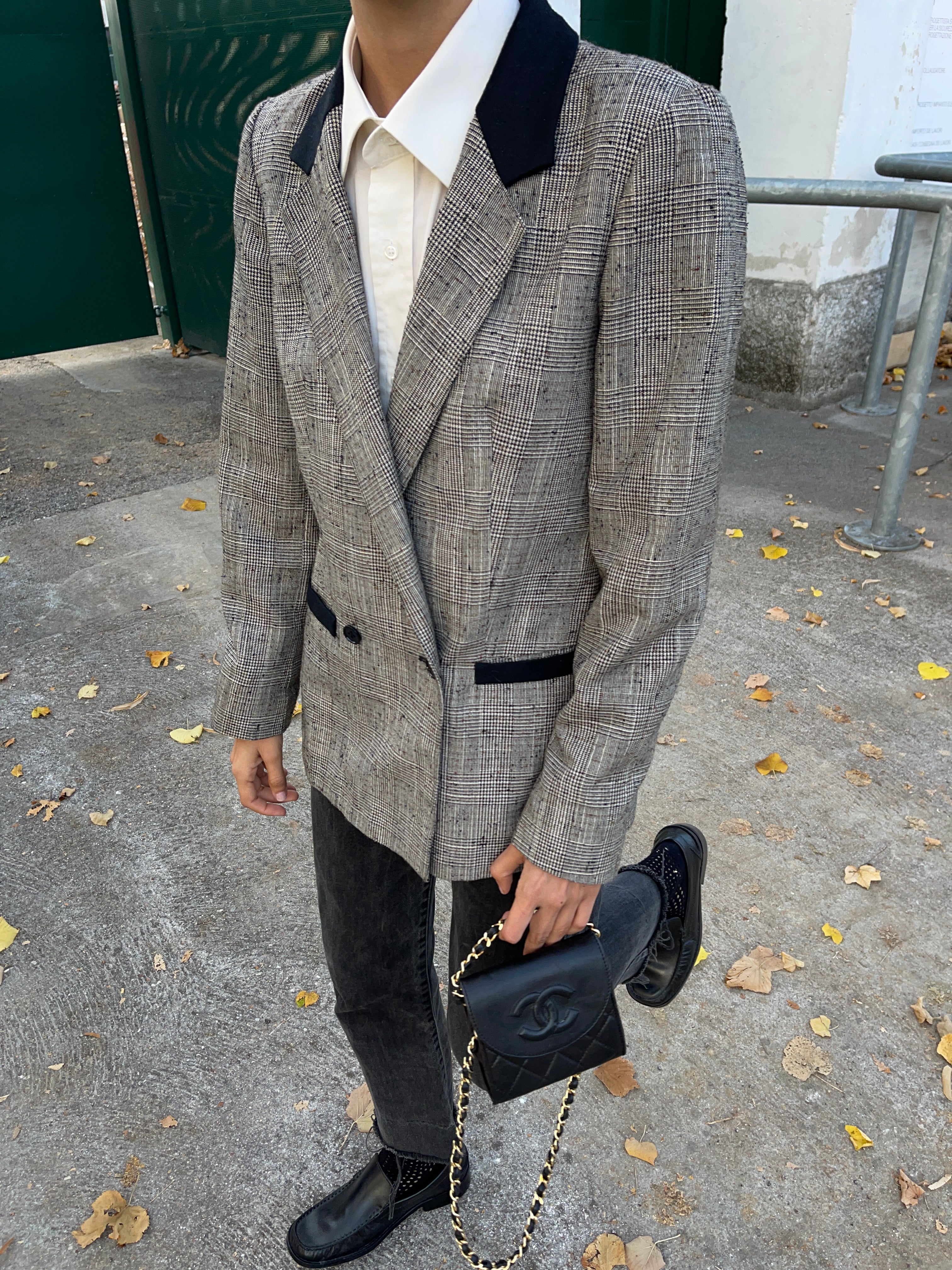 Check blazer