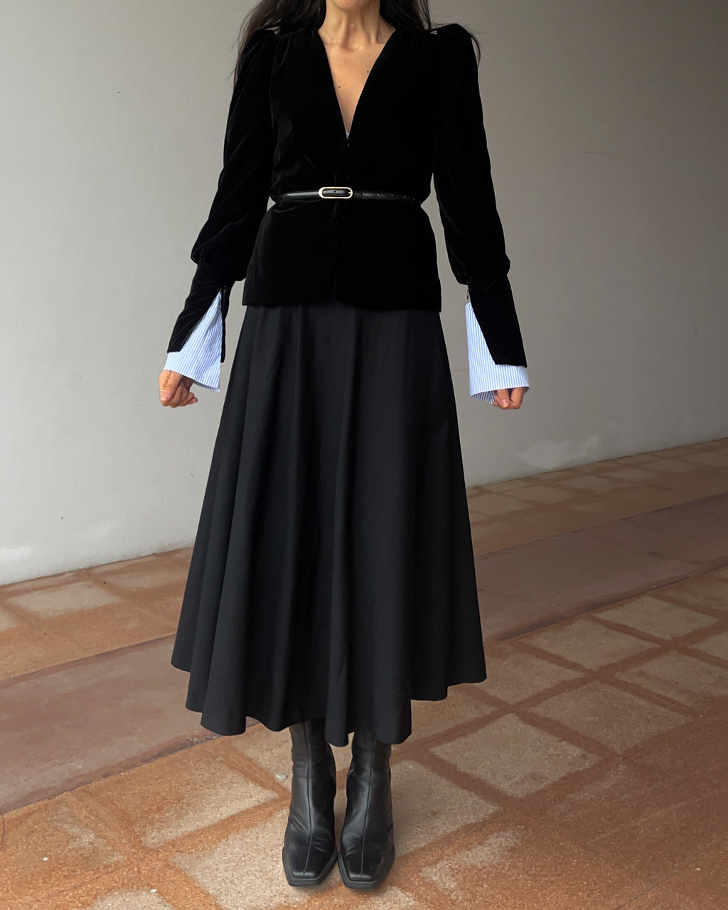 Mega wool skirt