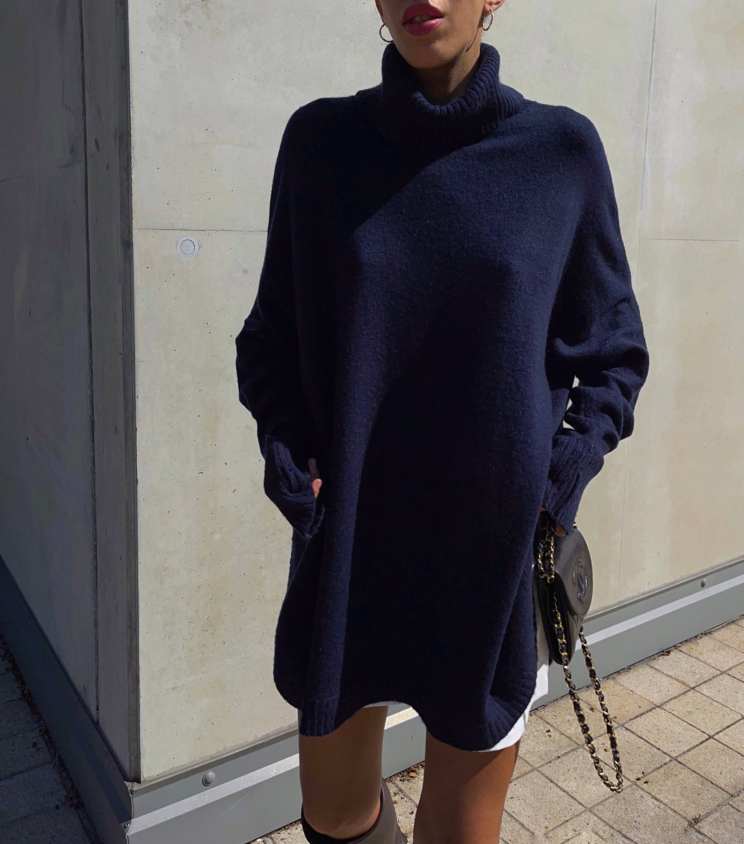 Blue maxi jumper