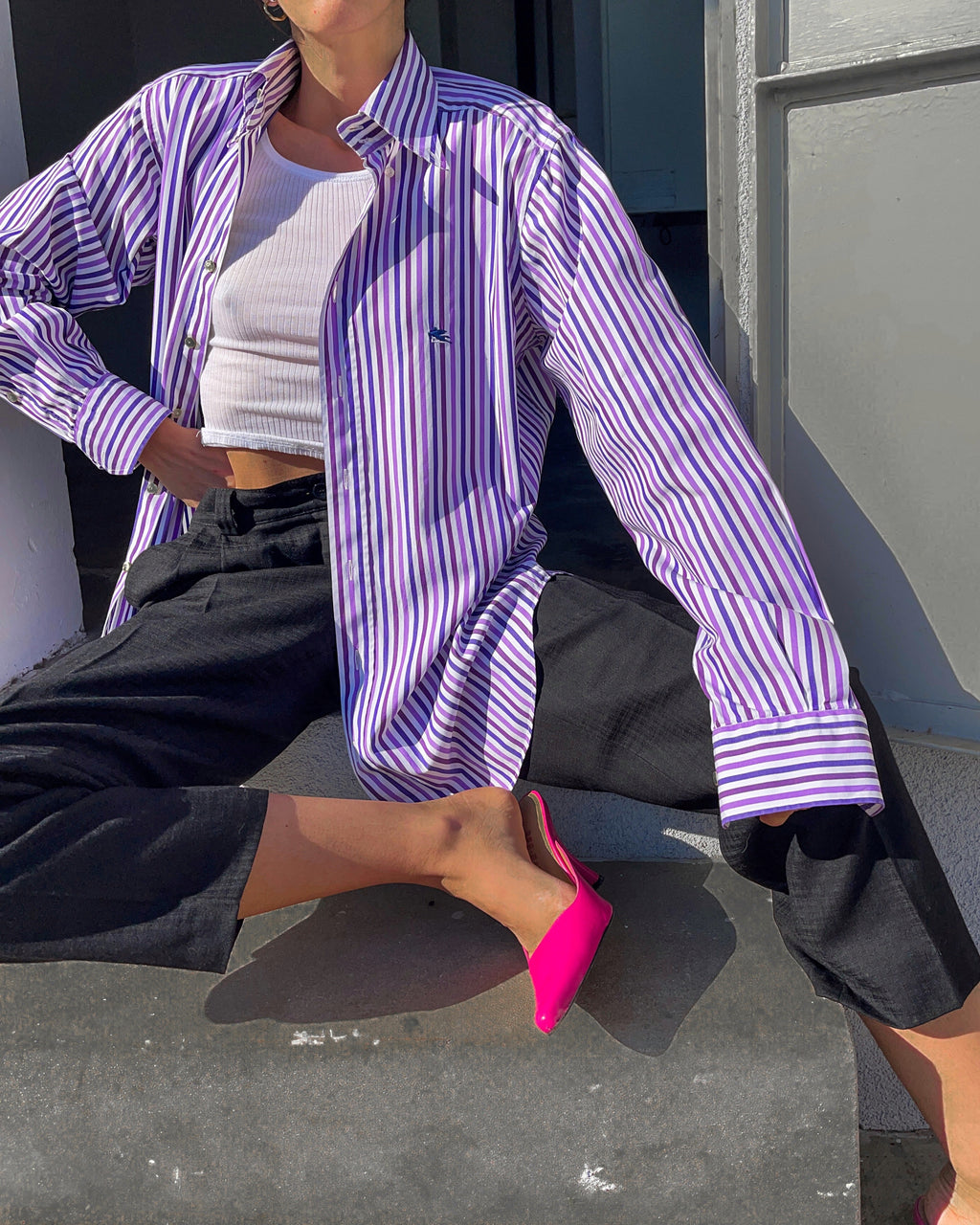 ETRO MILANO striped shirt