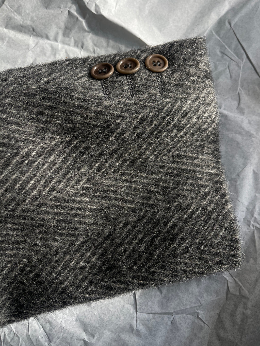 Spigato mohair coat
