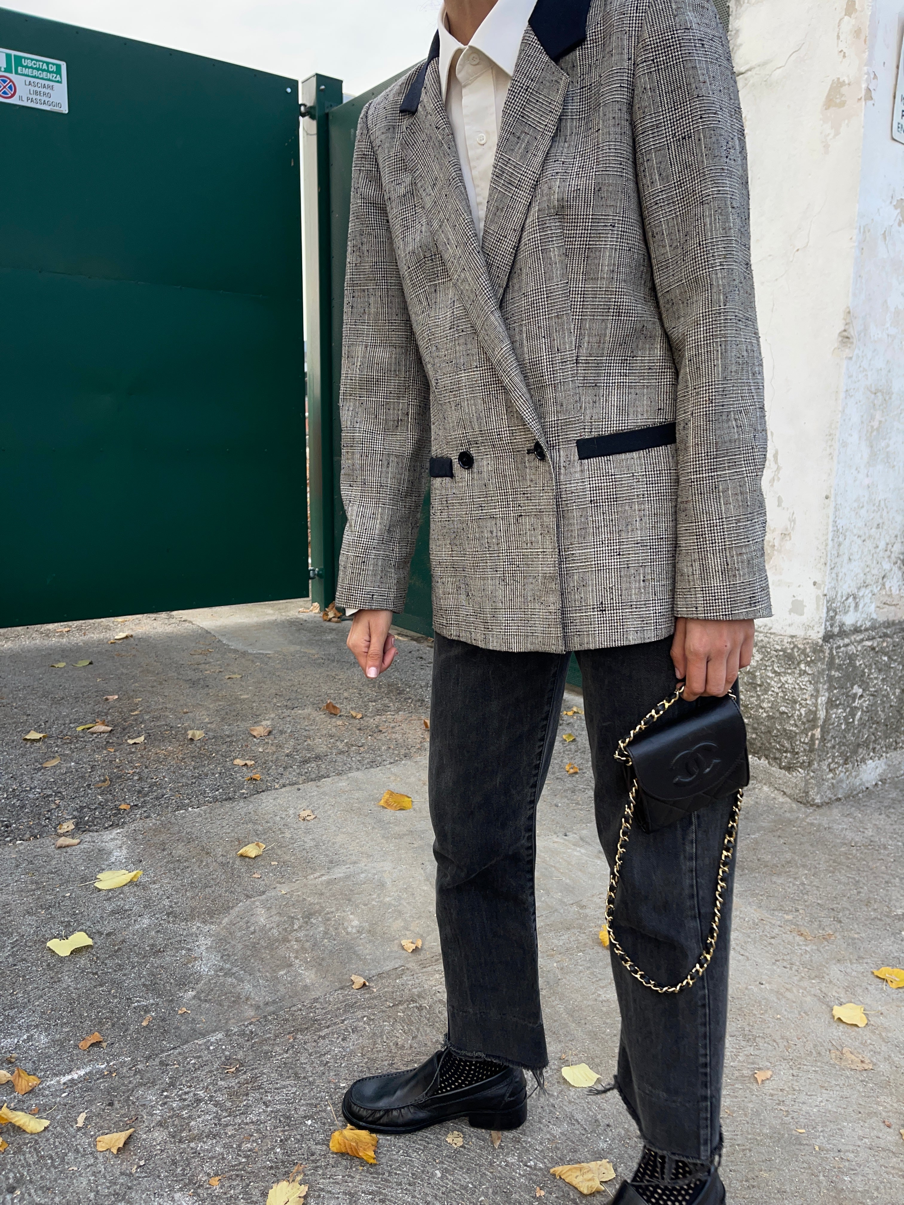 Check blazer