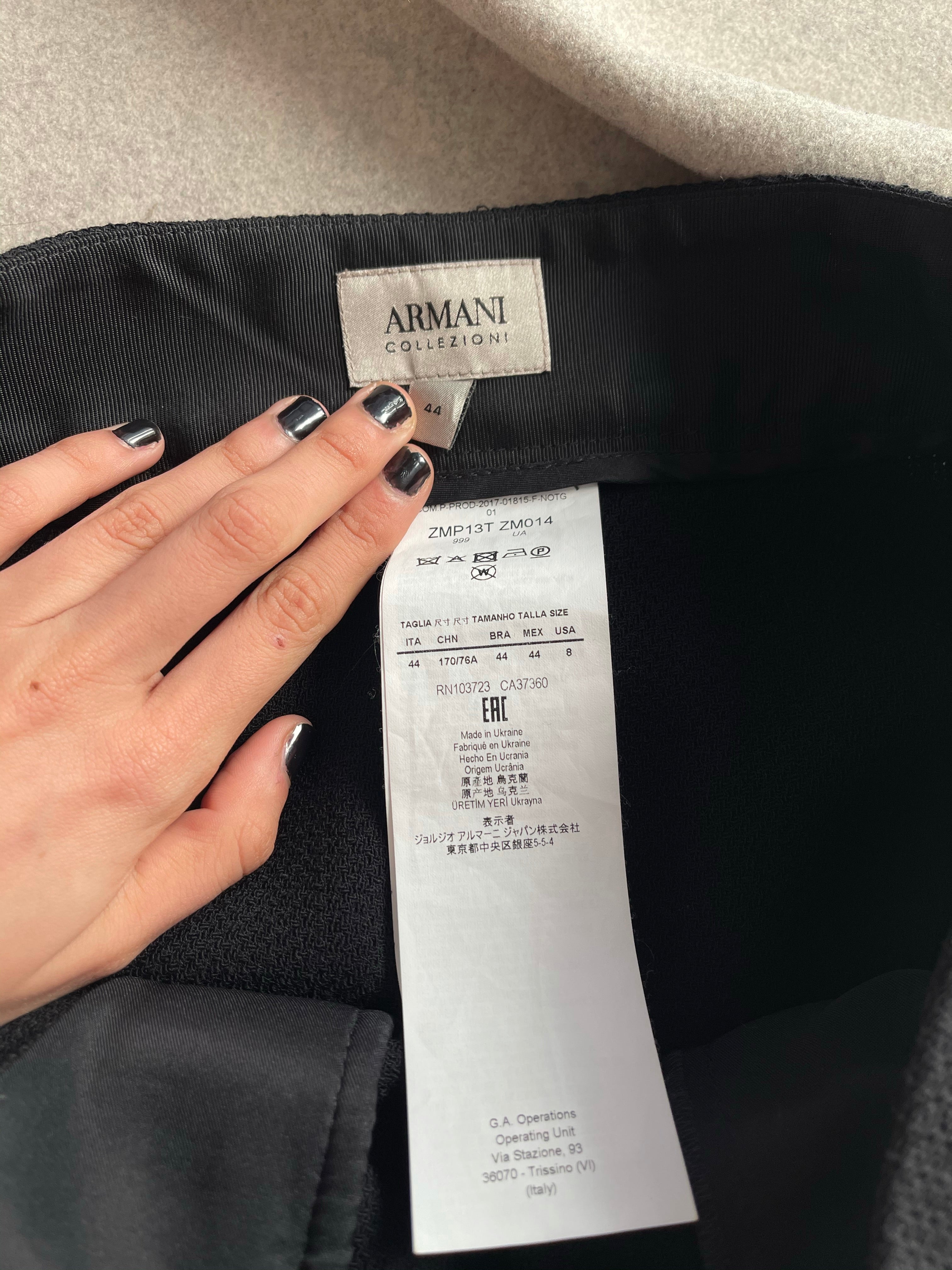 Armani collezioni black suit