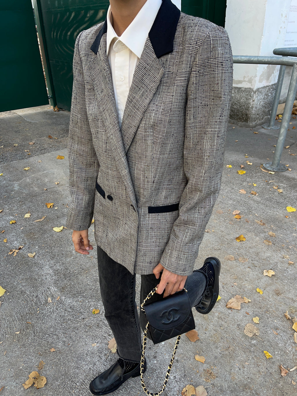 Check blazer