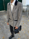 Check blazer