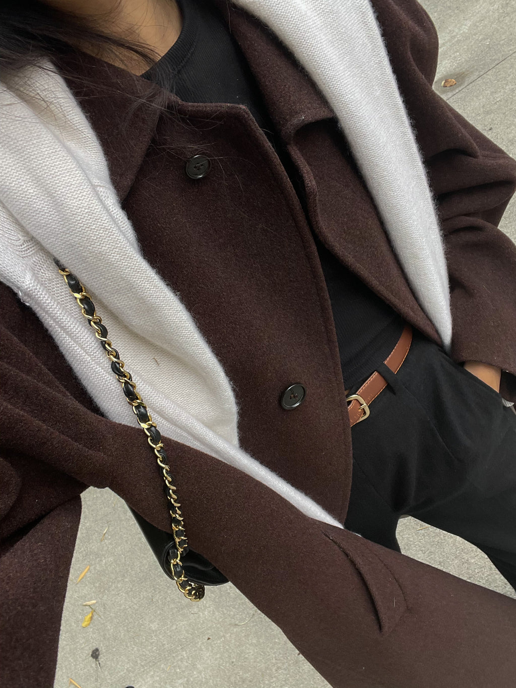 Brown chocolate coat