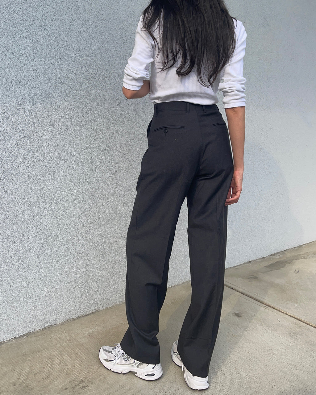 Perfect grey wool trousers