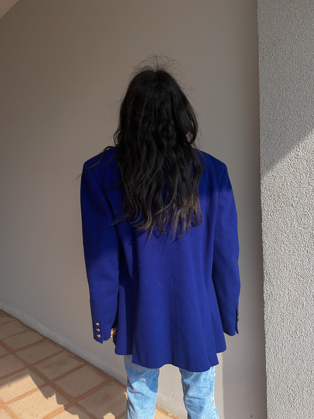 electric blue blazer