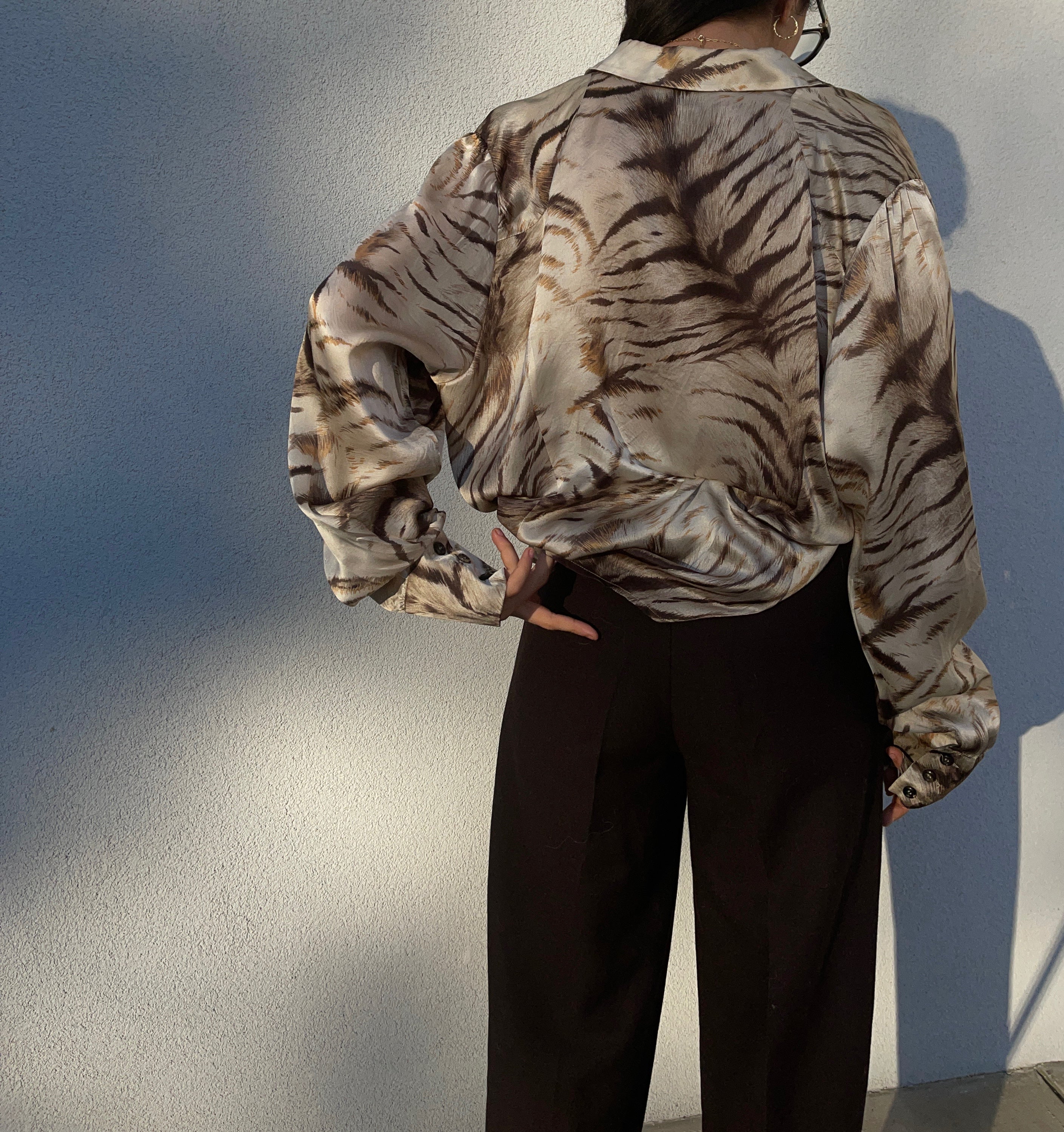 Mamma di Livio 100 liquid silk shirt