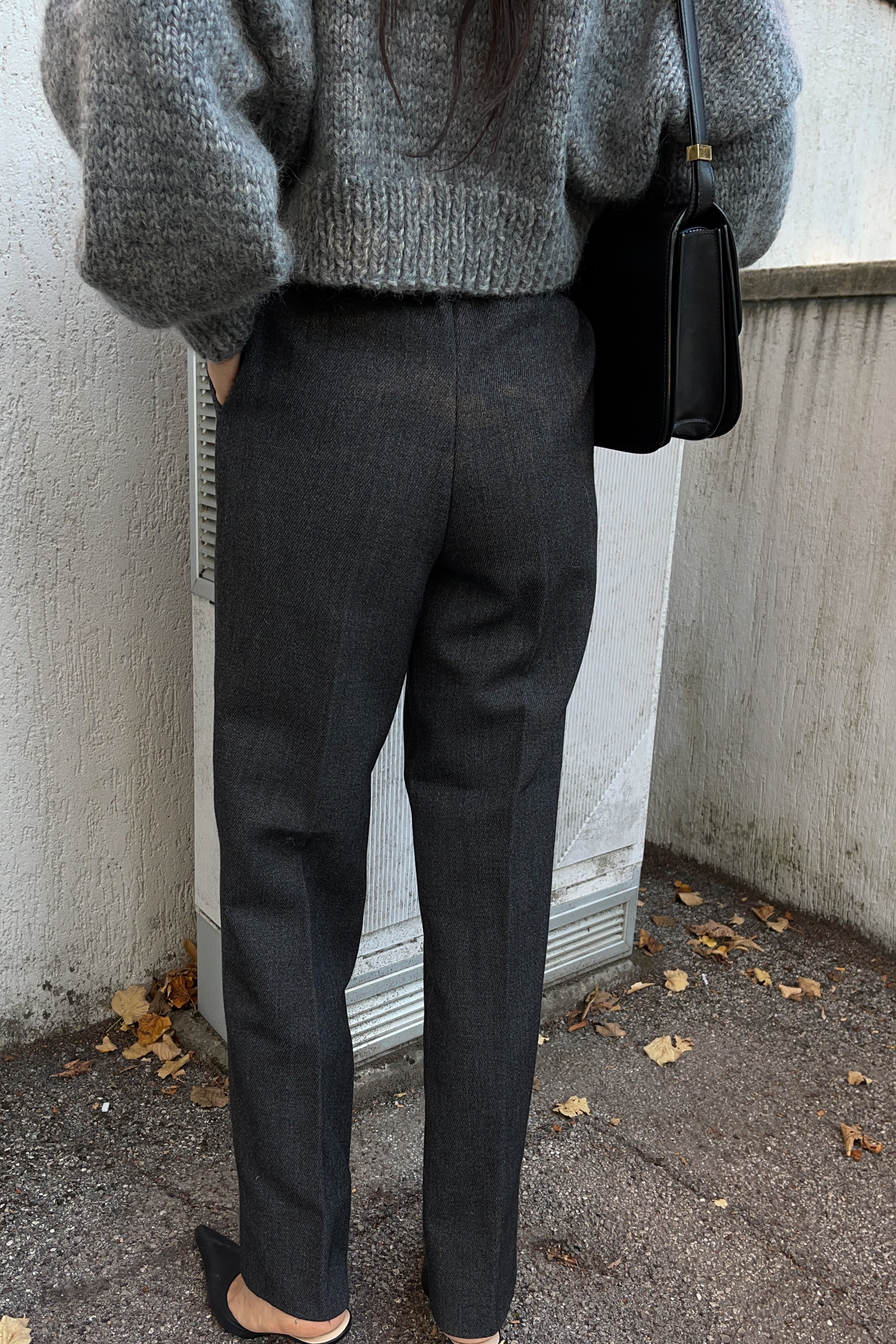 100 wool trousers