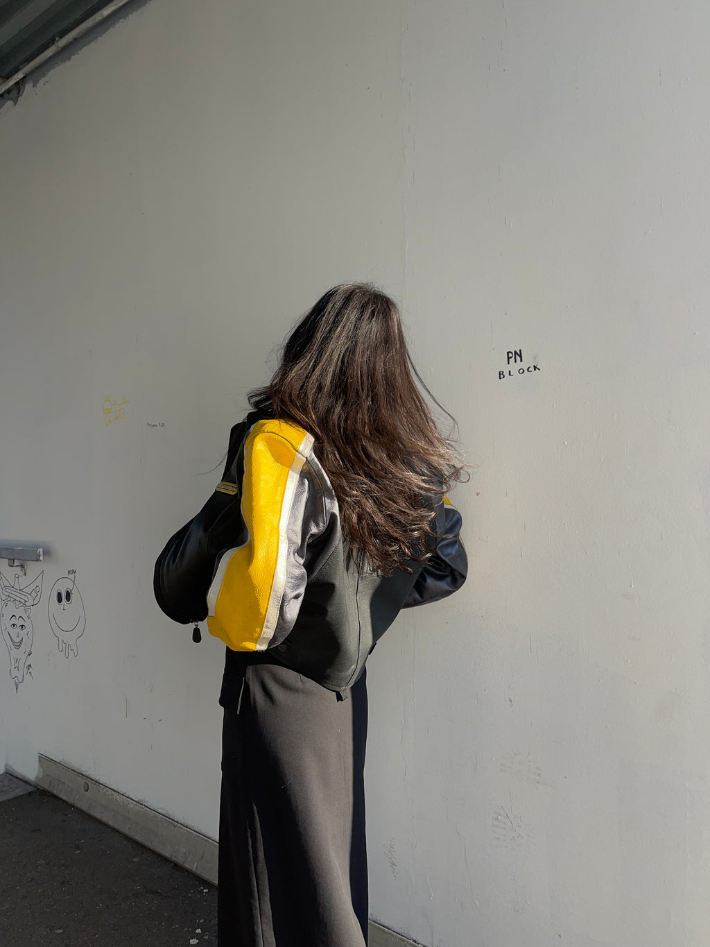 Moto leather jacket