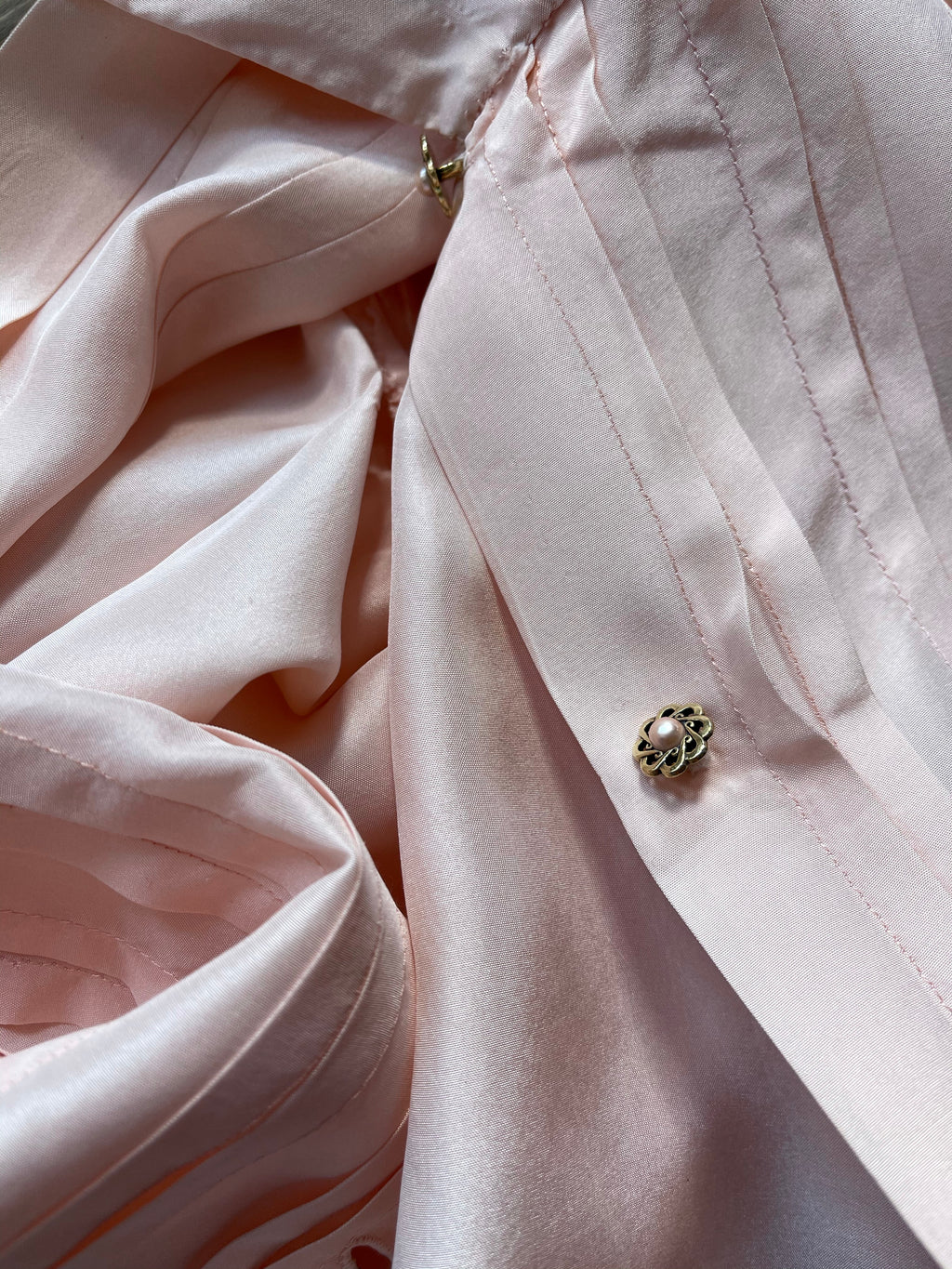 100% silk pink shirt