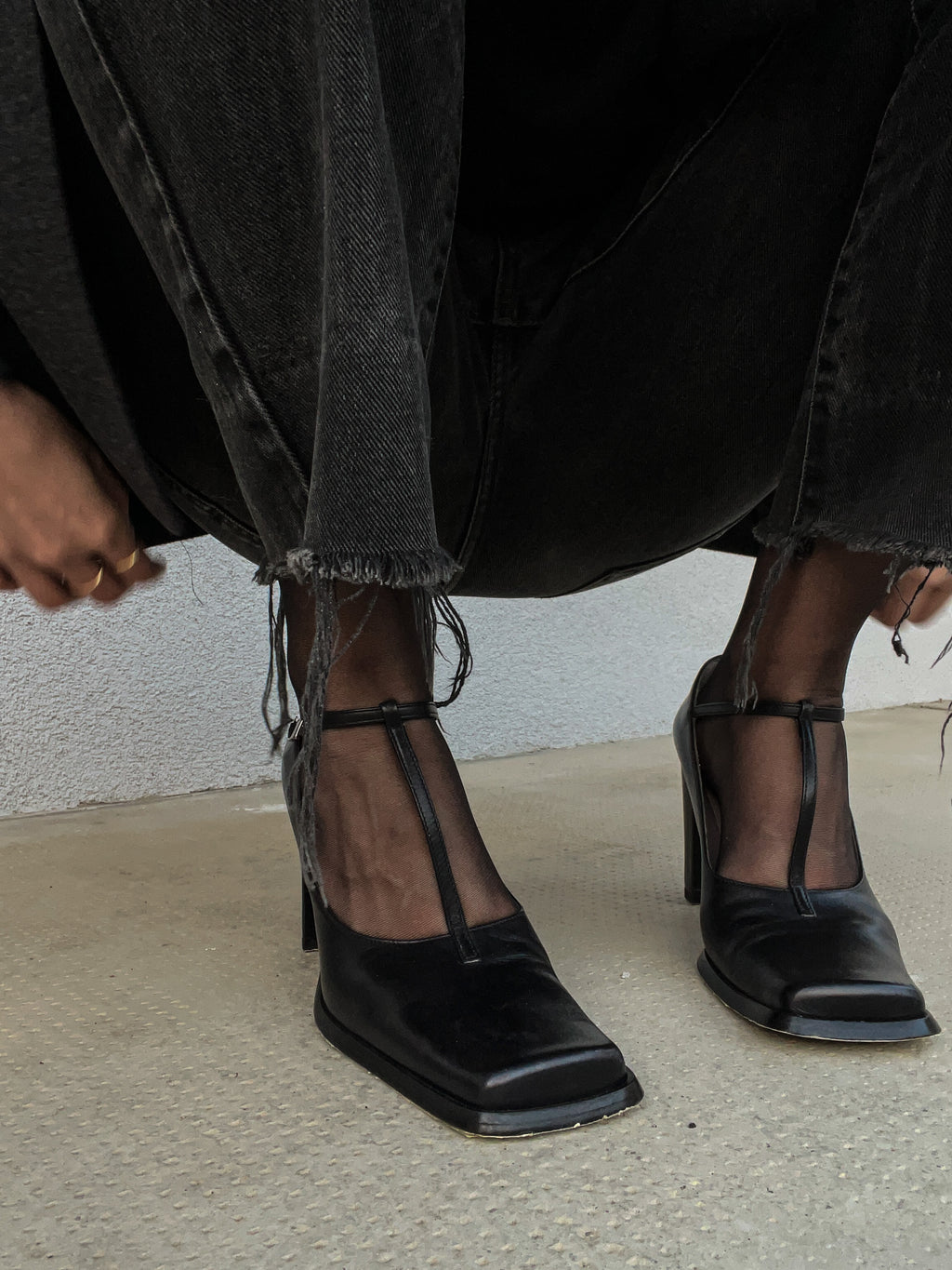 Leather vintage Mary Jane