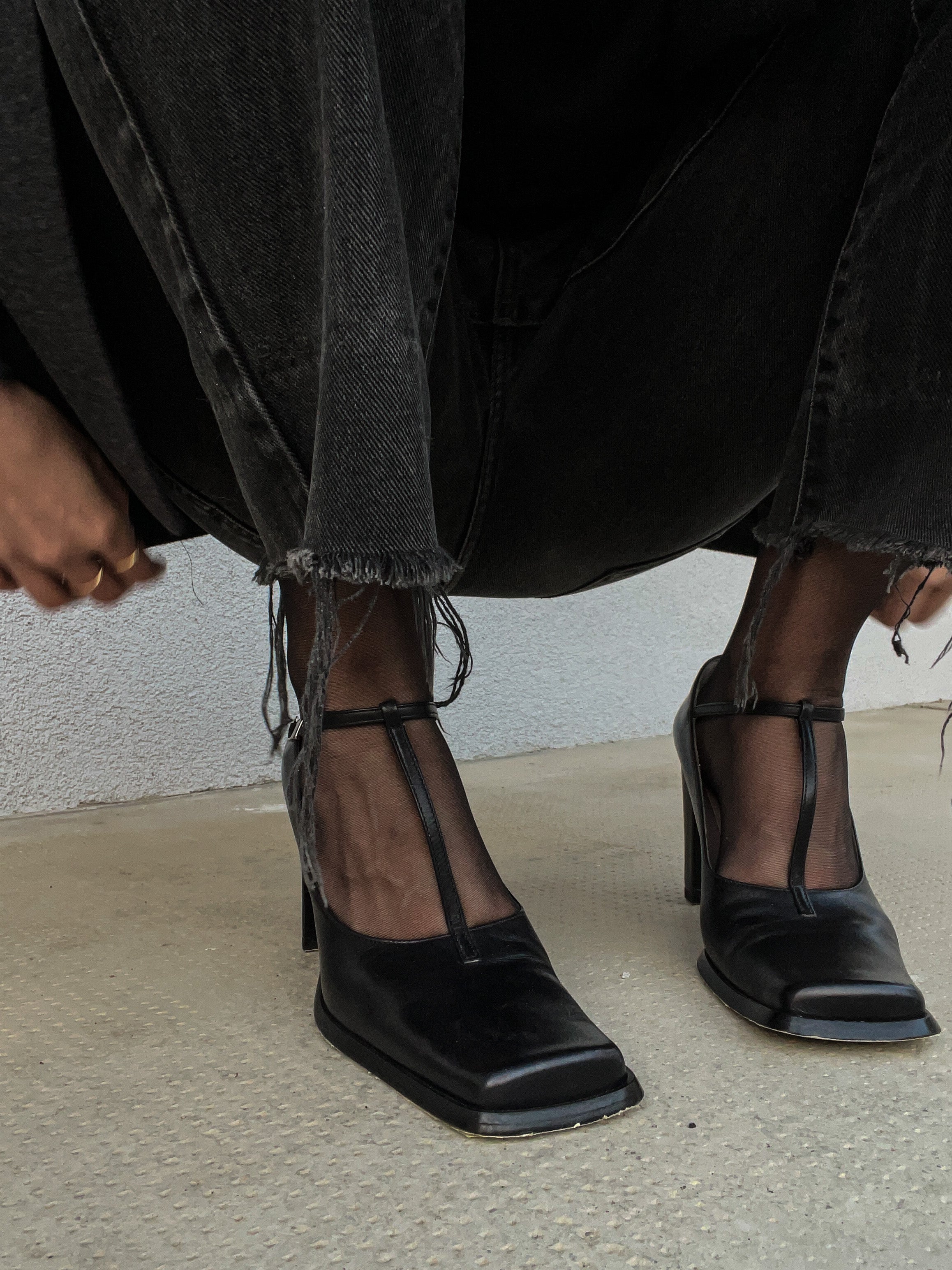 Leather vintage Mary Jane