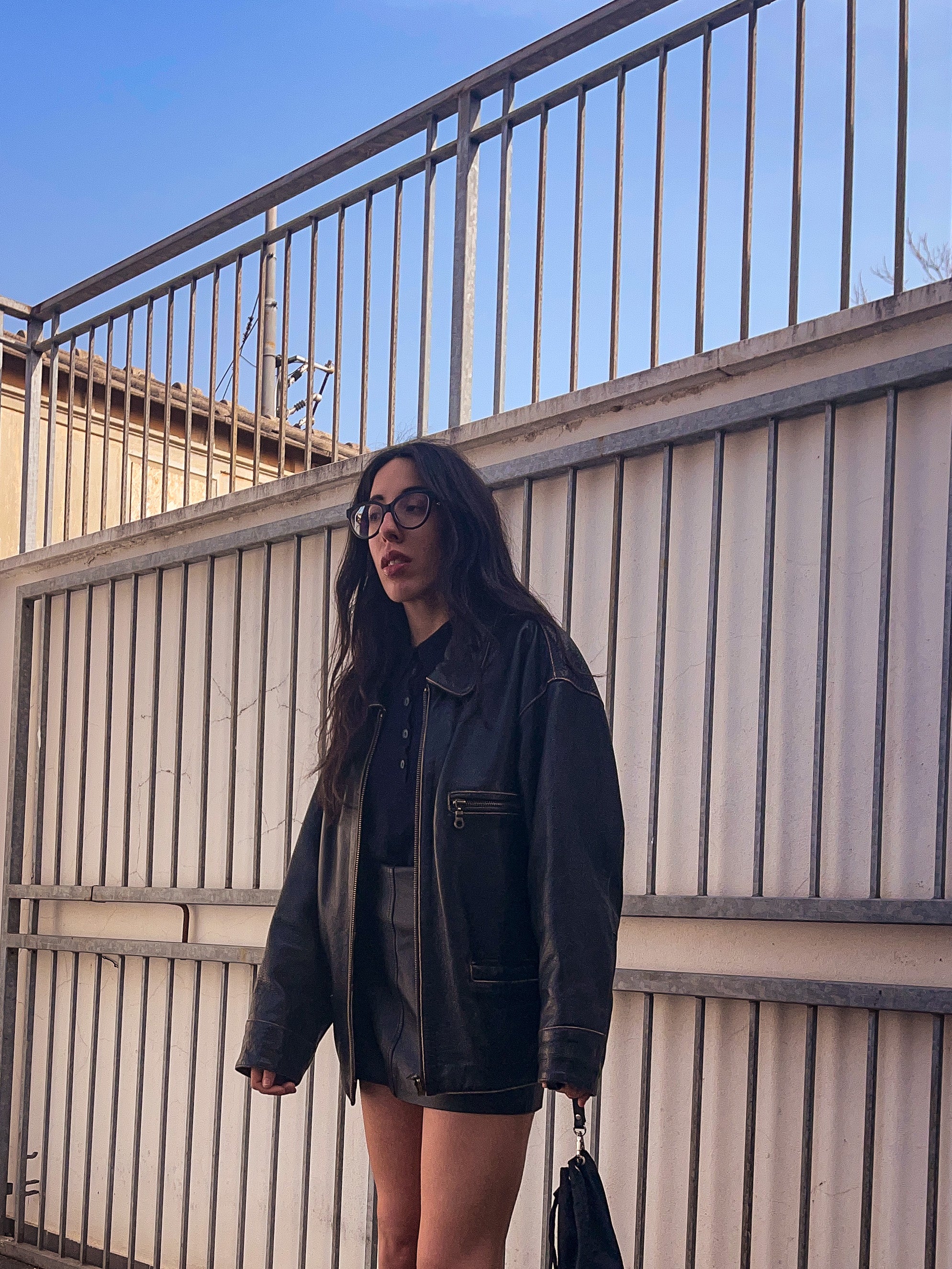 Leather jacket