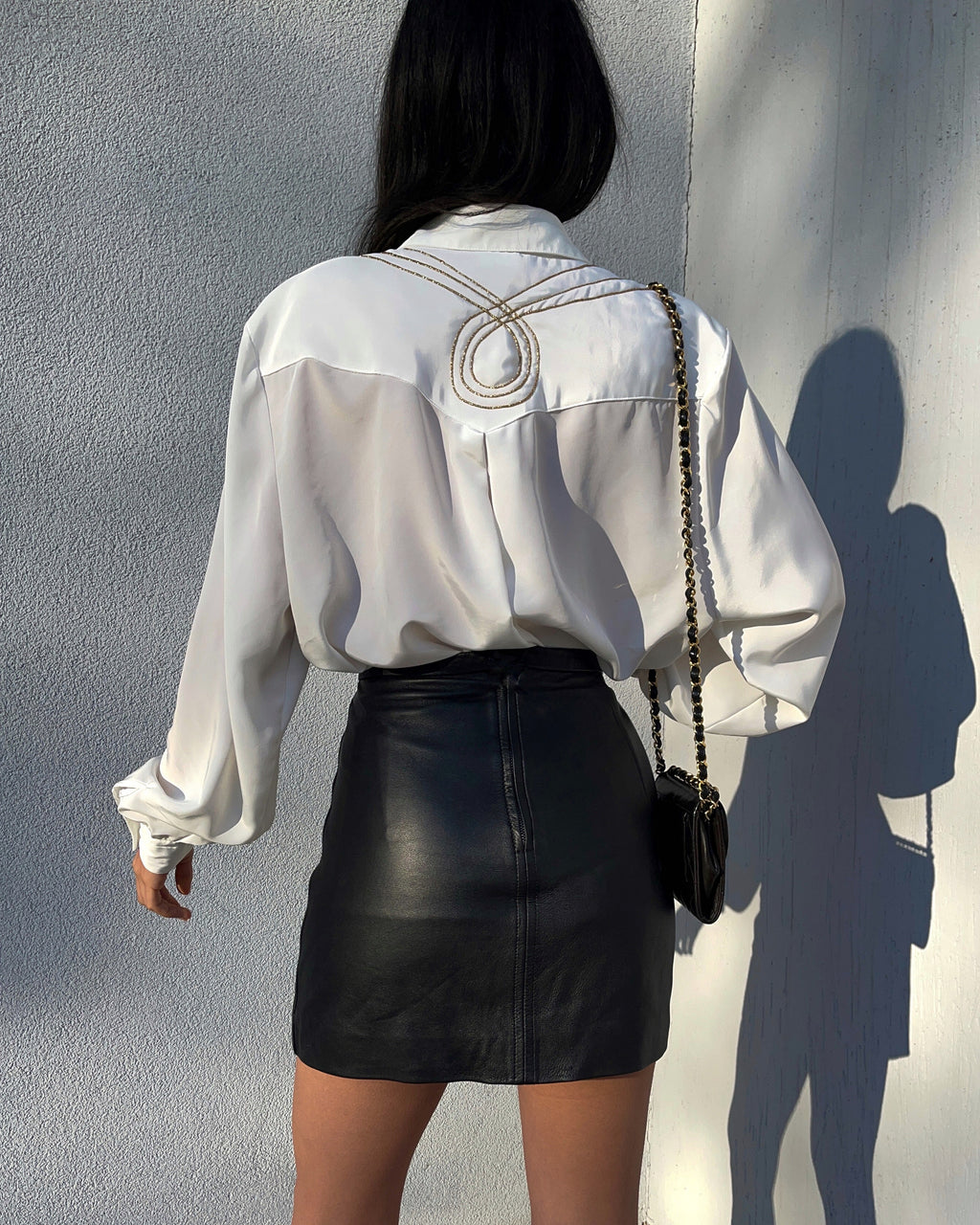 White vintage shirt