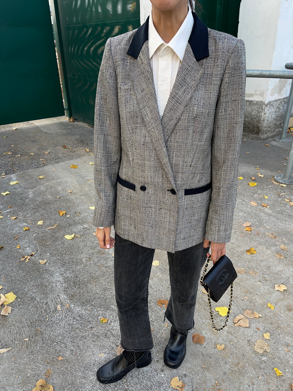 Check blazer