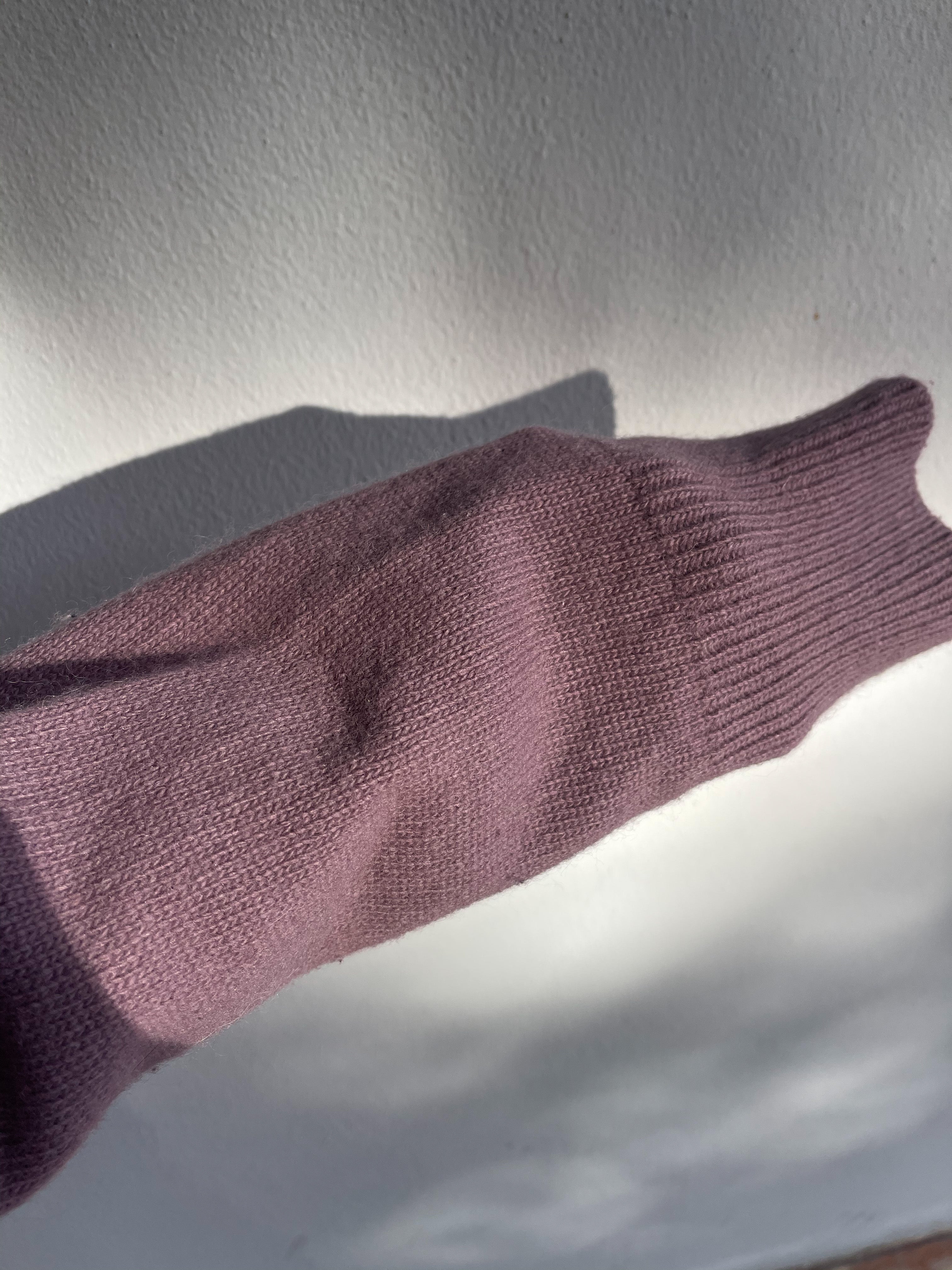 Oversize roll neck jumper