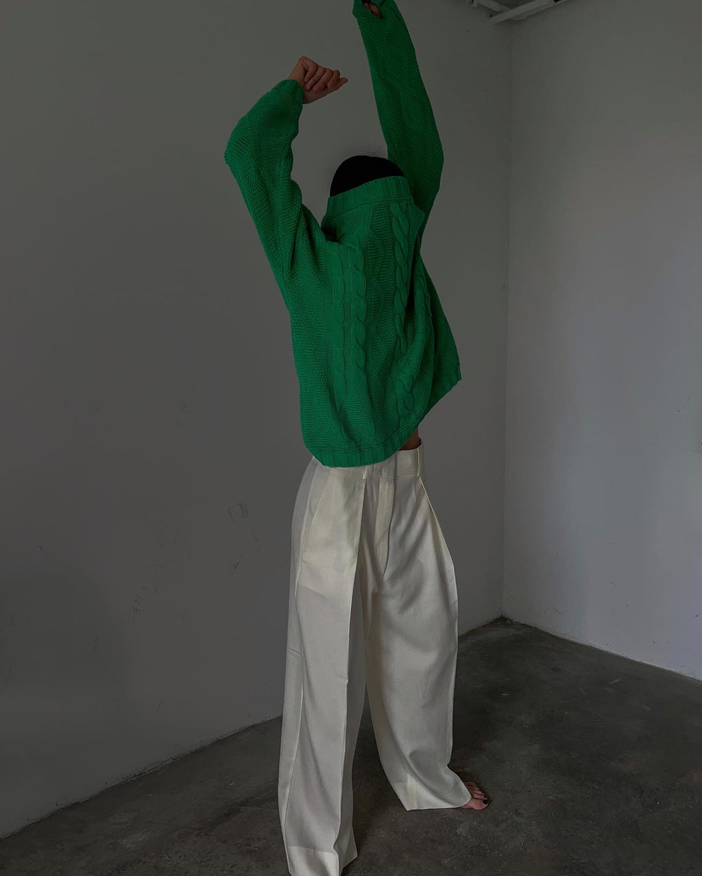 Green jumper