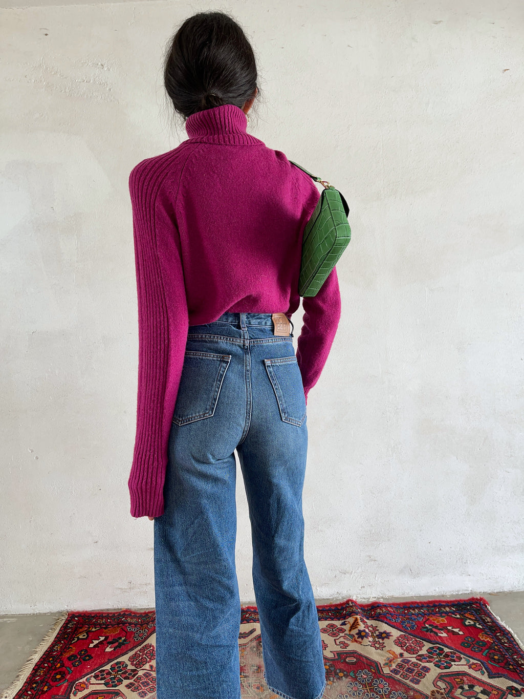Magenta pullover