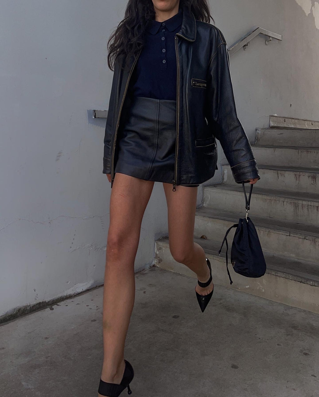 Leather jacket