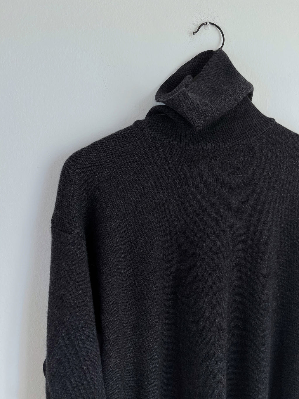 PULLOVER ‘maglione grigio over 100 Lana merino