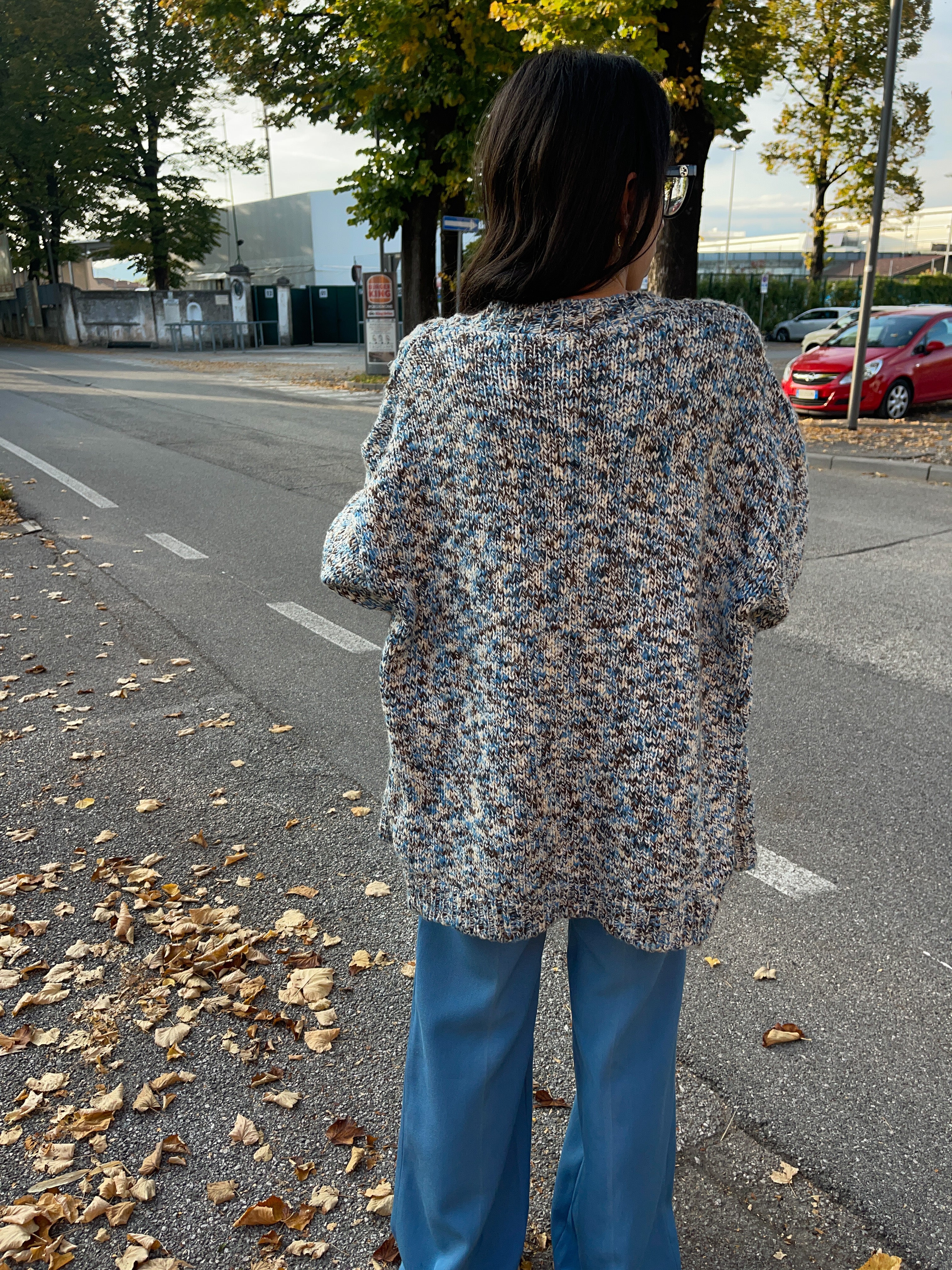 Mélange cardigan
