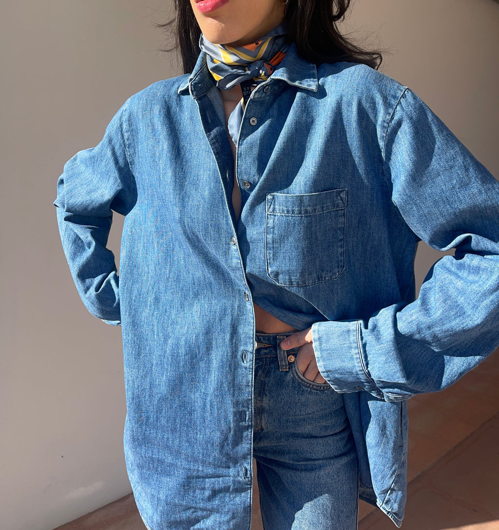 weekend maxmara denim shirt