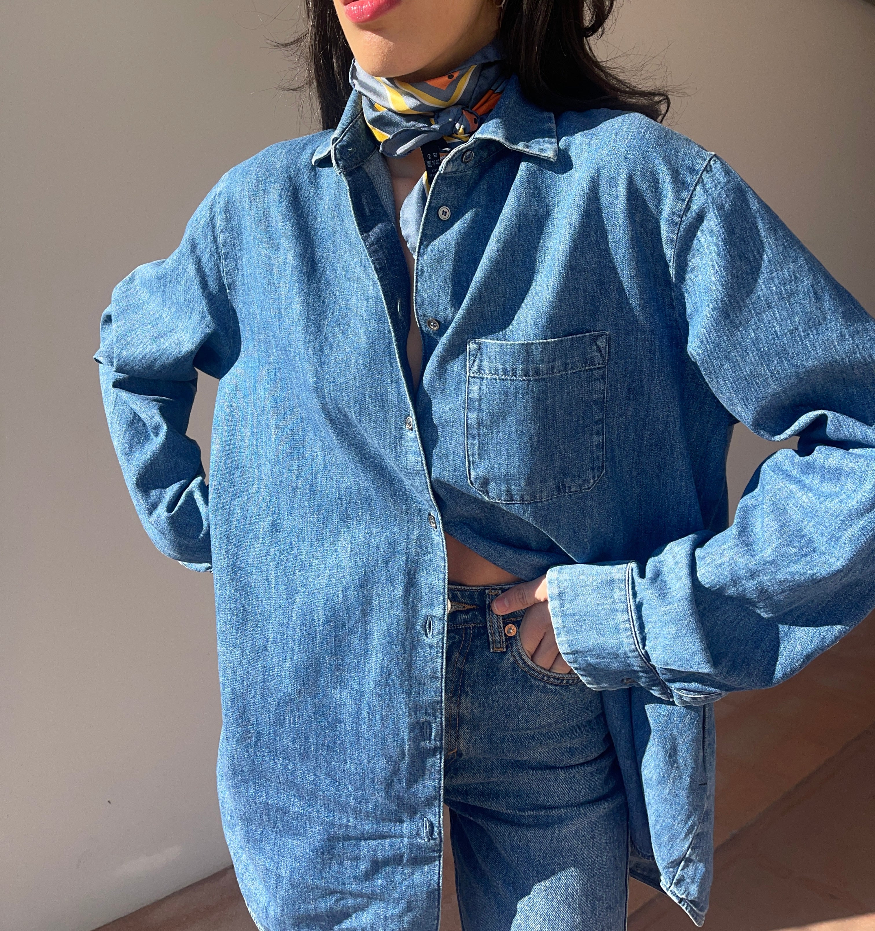 weekend maxmara denim shirt